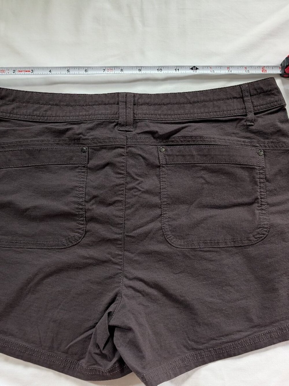 Title Nine Women's Big B Hiking Shorts, Sz 12, Brown - Picture 2 of 6